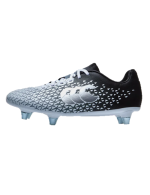 Canterbury Speed 2.0 SG Junior Rugby Boots - Blk/Wht